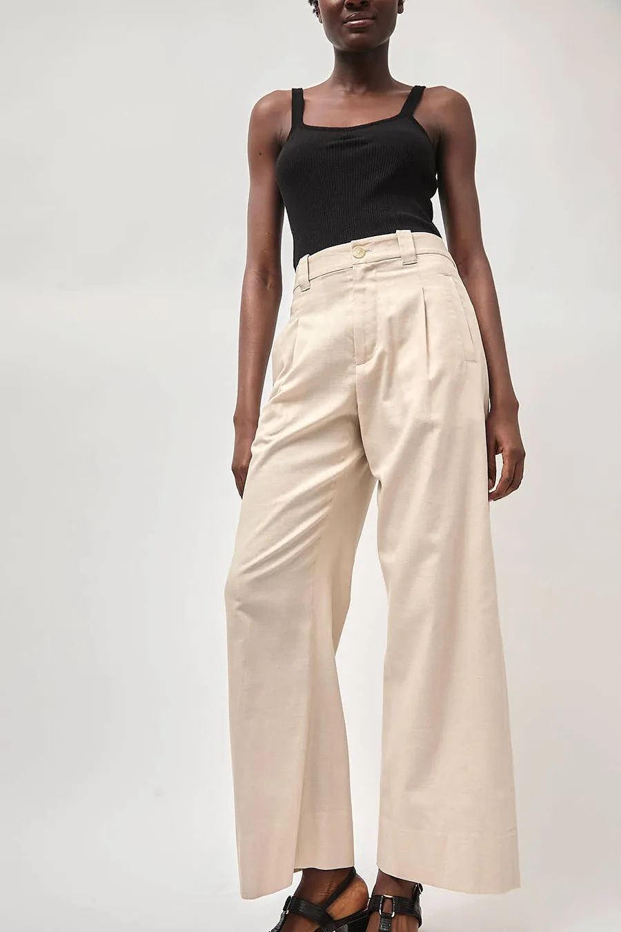 No.6 Kent Pant in Stone sold by No. 6 product image thumbnail 3