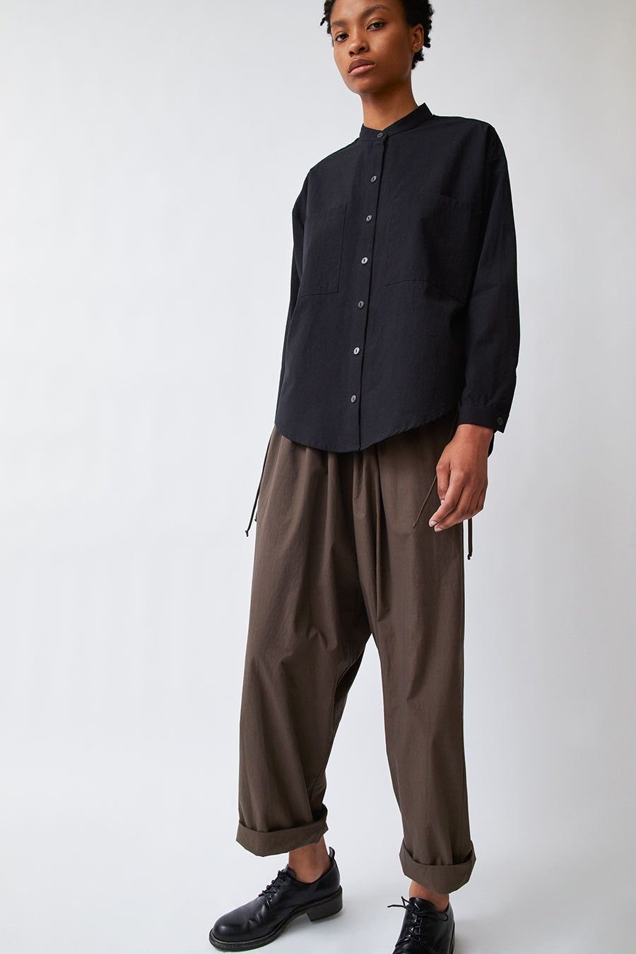 Modern Weaving Balloon Pant in Chocolate sold by No. 6 product image thumbnail 4
