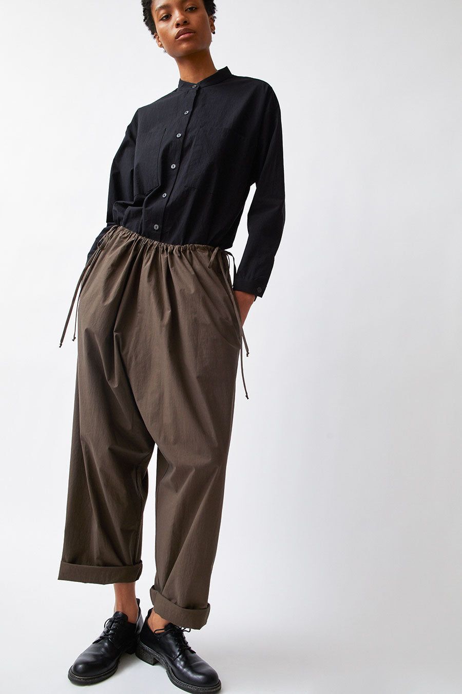 Modern Weaving Balloon Pant in Chocolate sold by No. 6 product image thumbnail 3