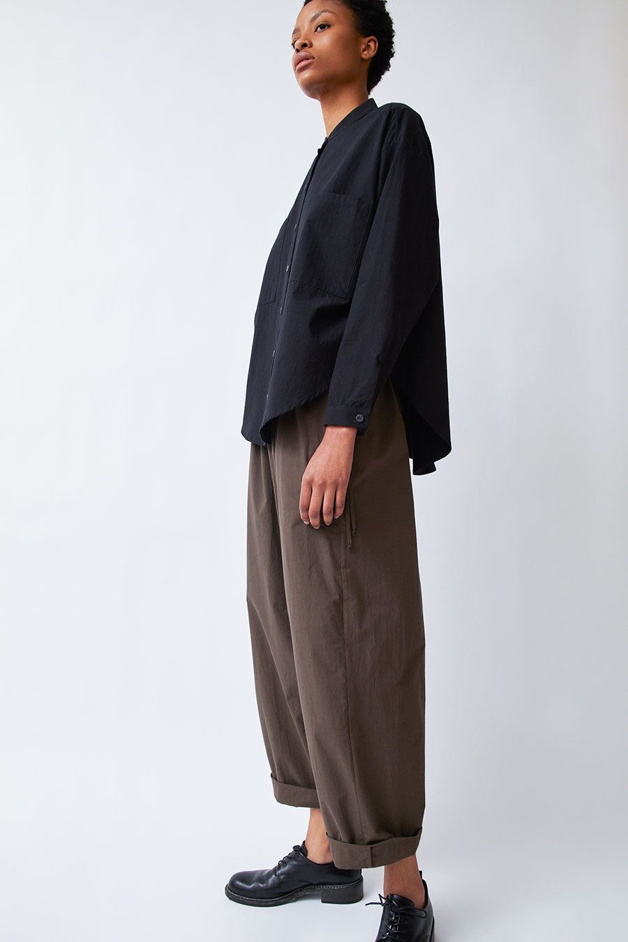 Modern Weaving Balloon Pant in Chocolate sold by No. 6 product image thumbnail 5
