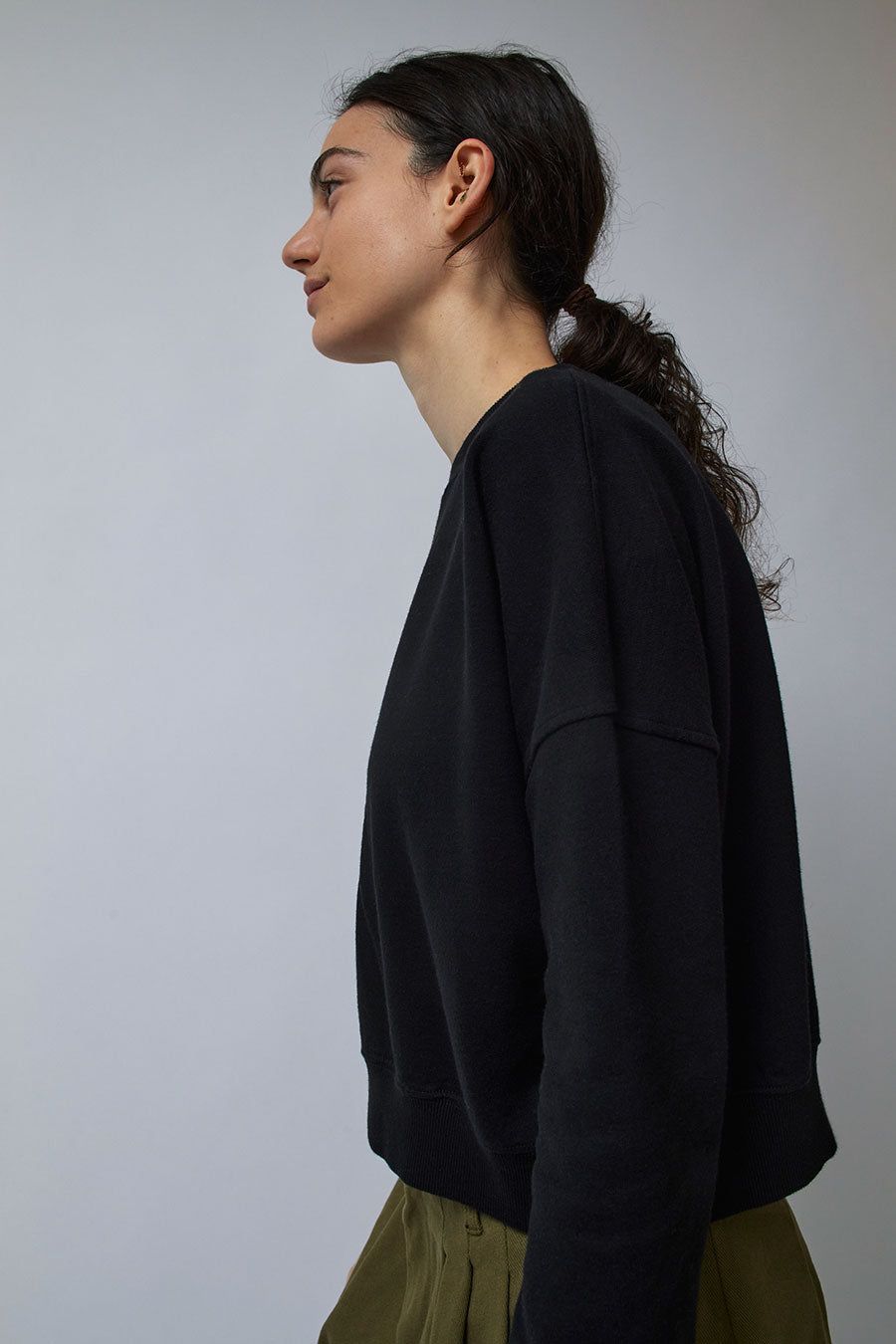 YMC Almost Grown Sweatshirt in Black sold by No. 6 product image thumbnail 2