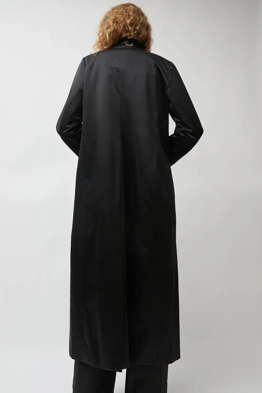Silk Laundry Weatherproof Long Blazer in Black sold by No. 6 product image thumbnail 4