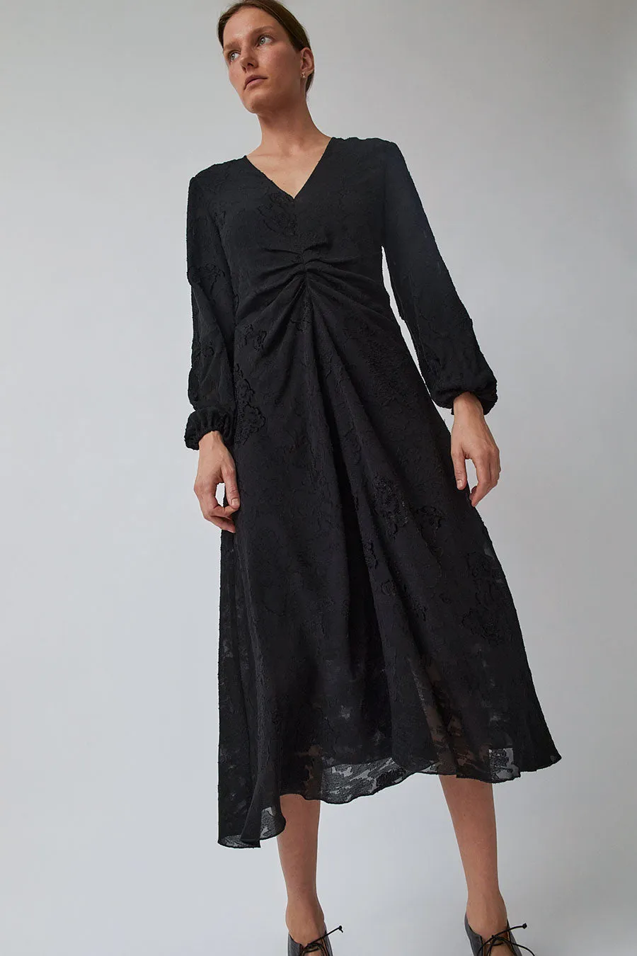 No.6 Michele Dress in Black Burnout sold by No. 6