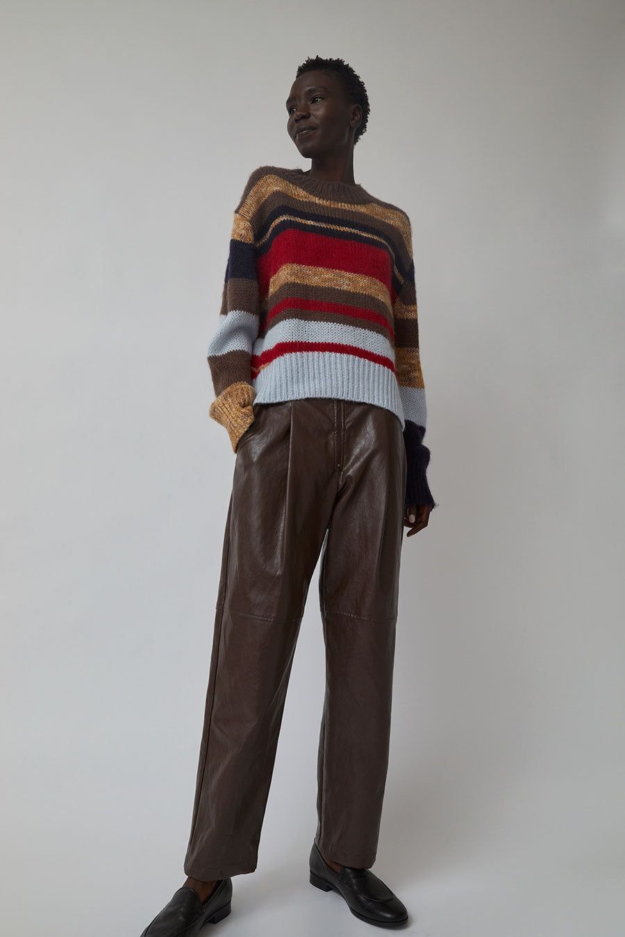 No.6 Lucas Sweater in Multi Stripe sold by No. 6 product image thumbnail 5