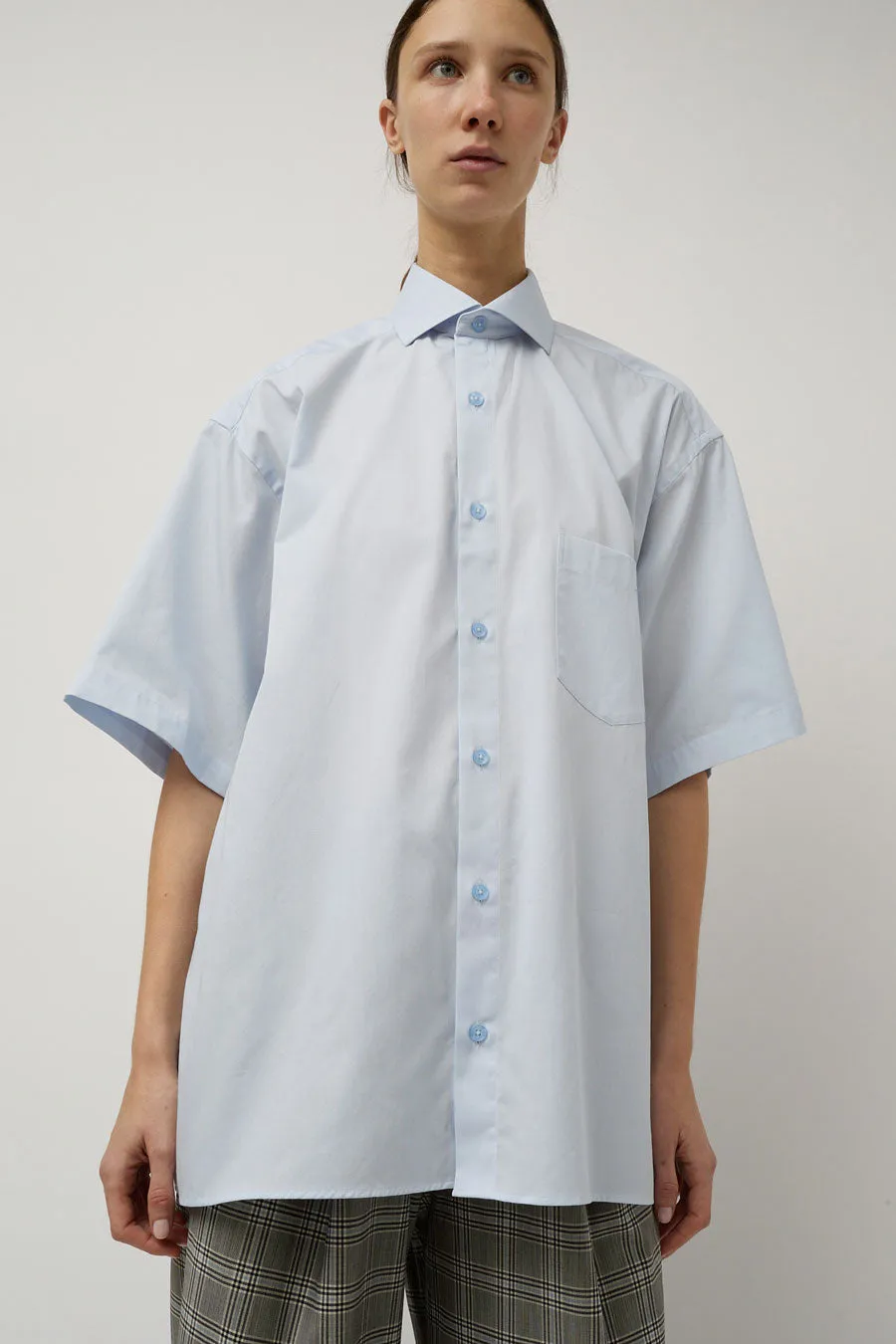 Highlight Studio Oversize Shirt in Light Blue sold by No. 6