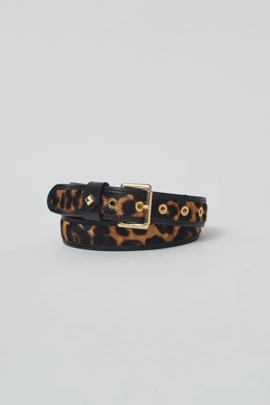 Herbert Frere Soeur La Turenne Belt in Leopard made by No. 6