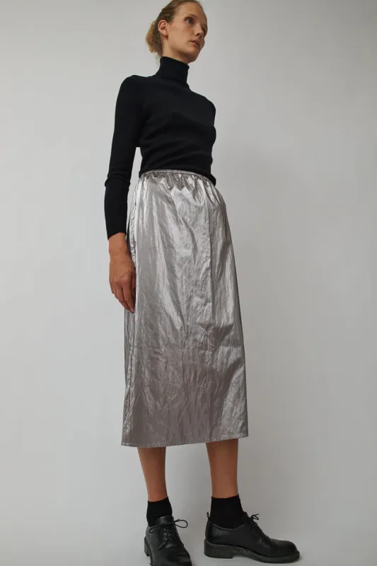 gu_de Eve Skirt in Smoky Silver made by No. 6