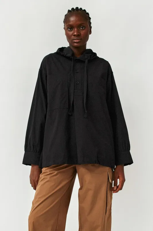 6397 Cotton Anorak in Black sold by No. 6