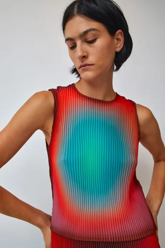 Julia Heuer Thelma Top in Rain sold by No. 6