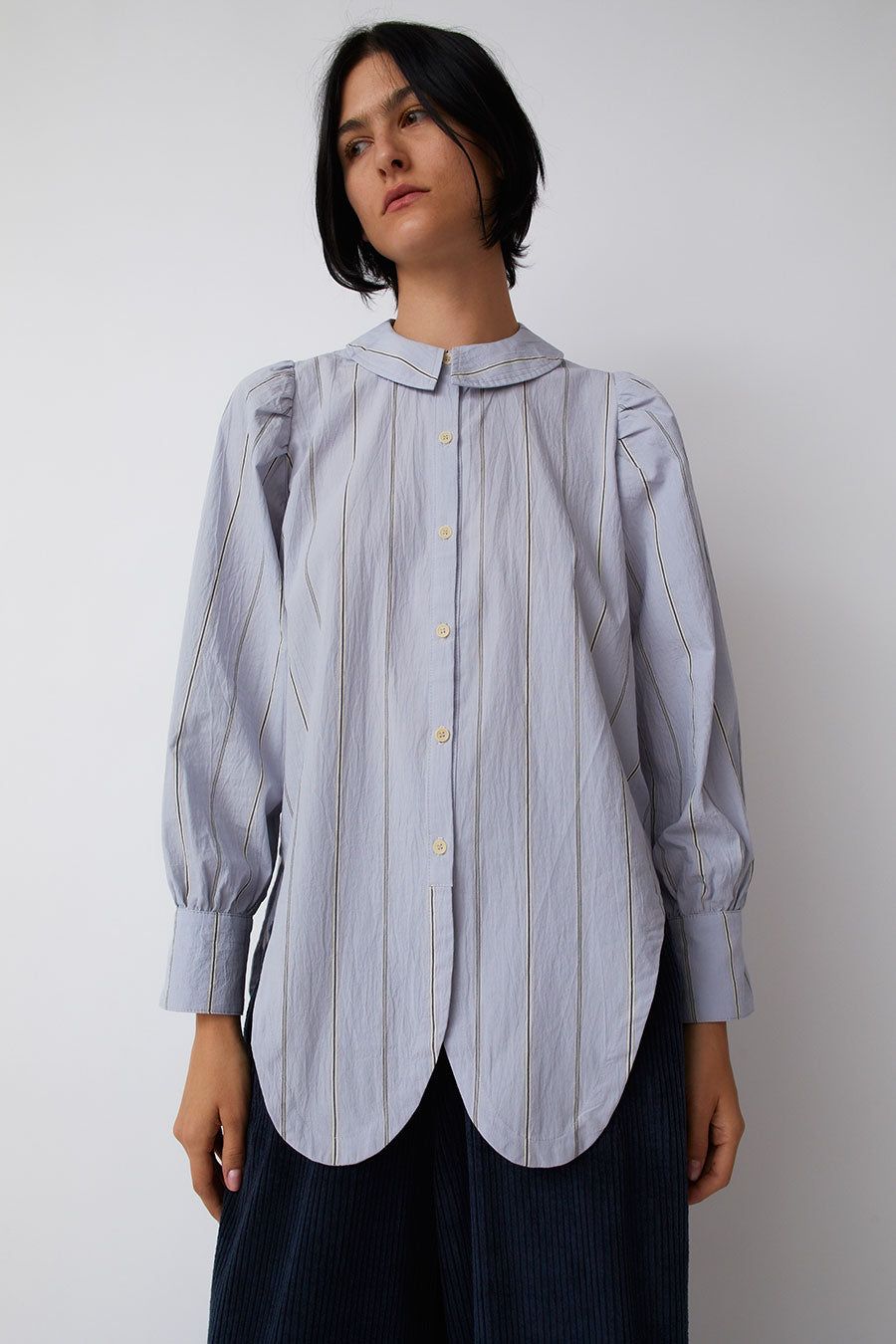 Emma Rothkopf Rayne Blouse in Somes Sound Stripe sold by No. 6 product image thumbnail 3