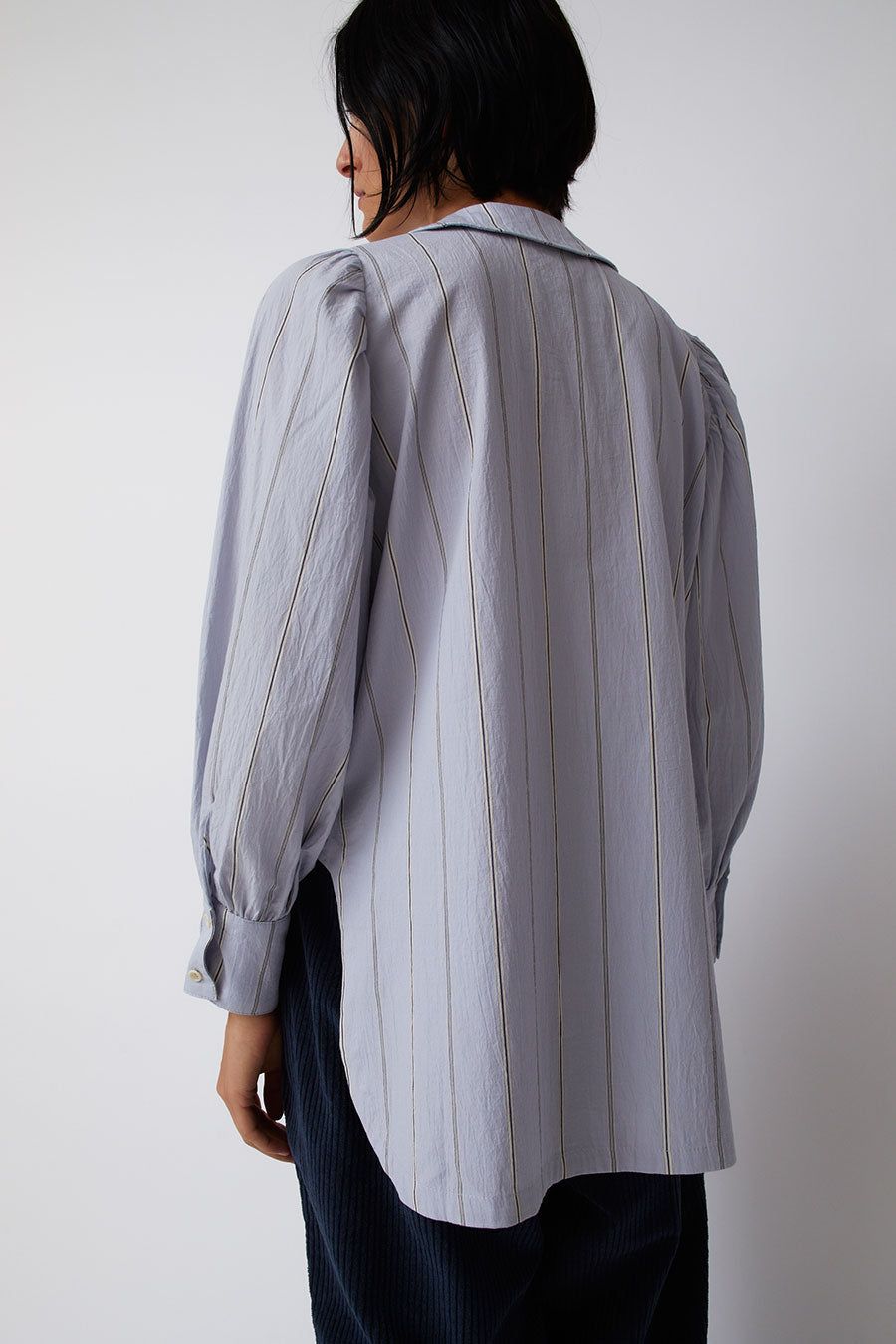 Emma Rothkopf Rayne Blouse in Somes Sound Stripe sold by No. 6 product image thumbnail 4