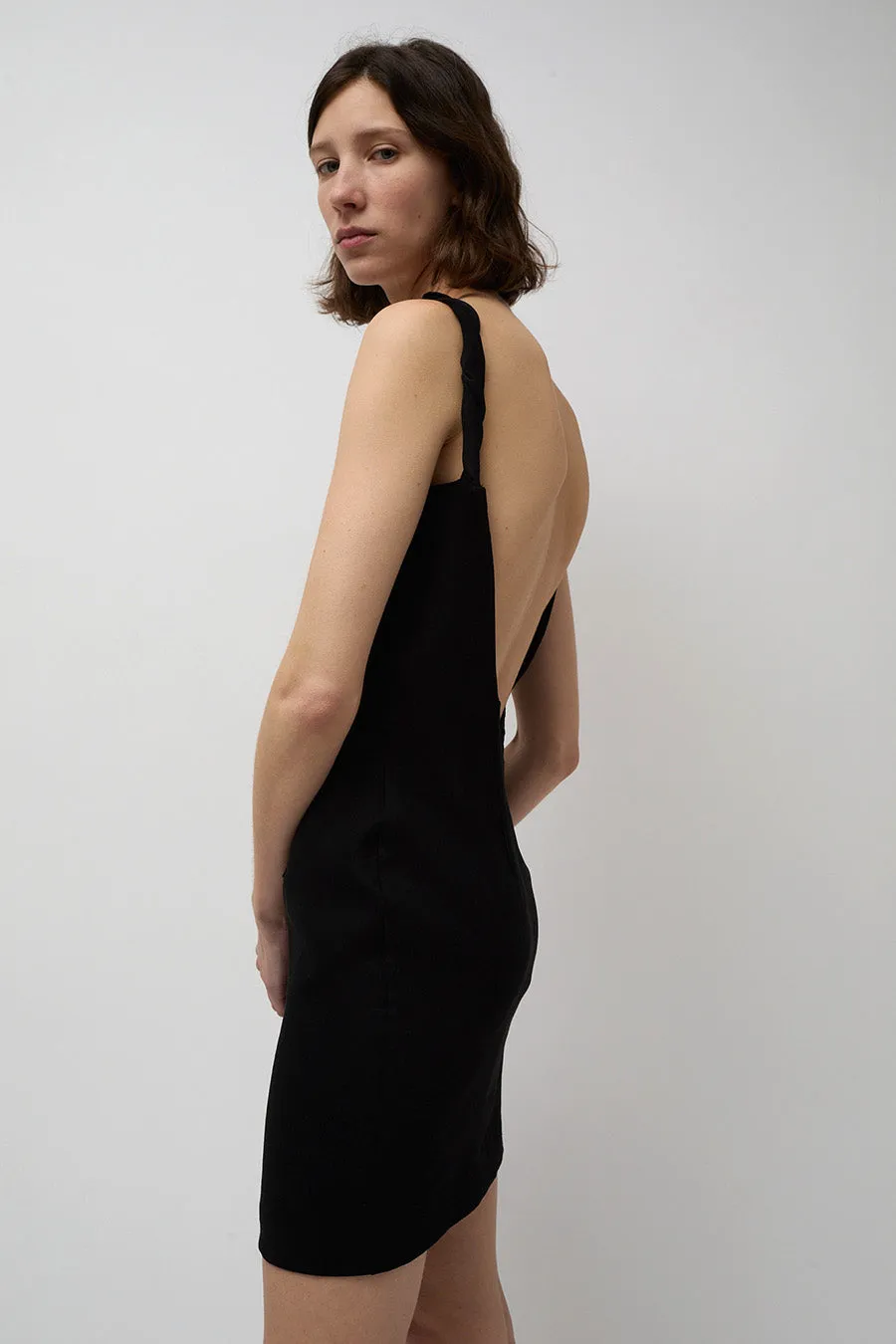 Les Coyotes de Paris Short Open Back Dress in Noir sold by No. 6 product image thumbnail 2