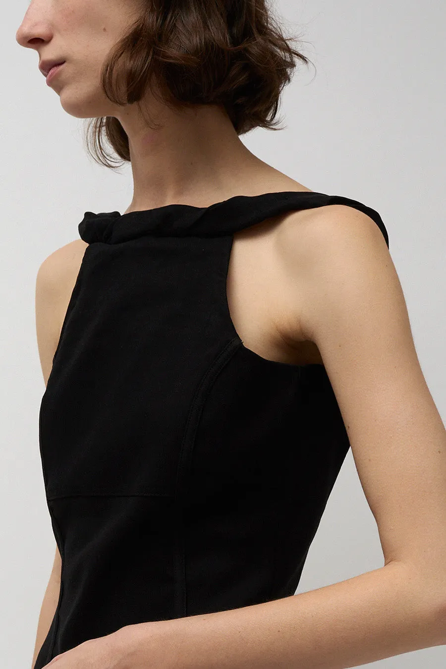 Les Coyotes de Paris Short Open Back Dress in Noir sold by No. 6 product image thumbnail 3