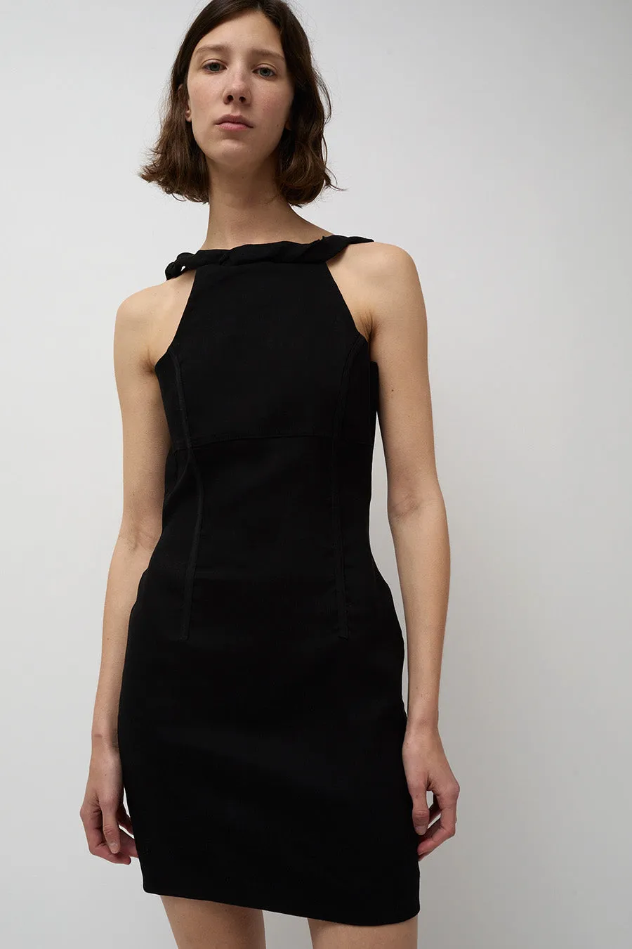 Les Coyotes de Paris Short Open Back Dress in Noir sold by No. 6
