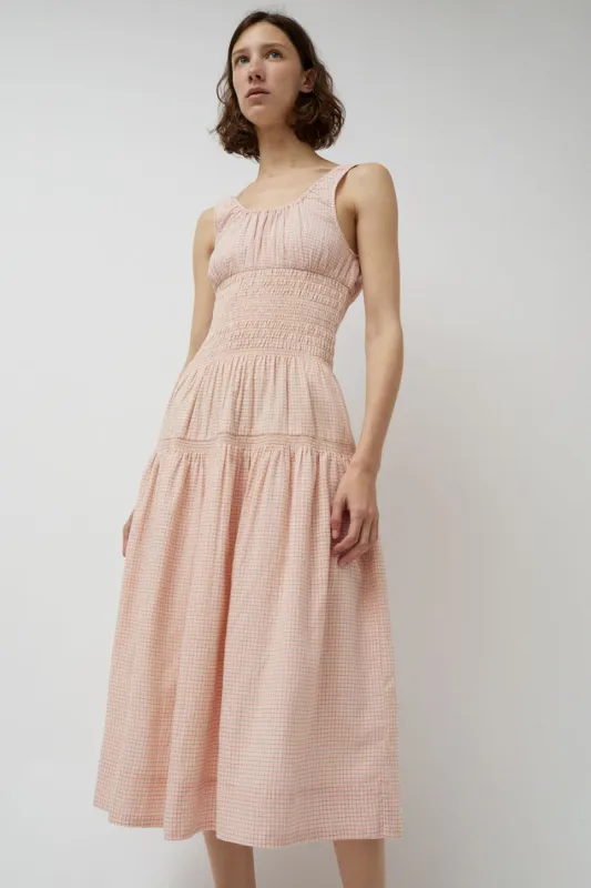 Maria Stanley Sigrid Dress in Piquillo Check sold by No. 6