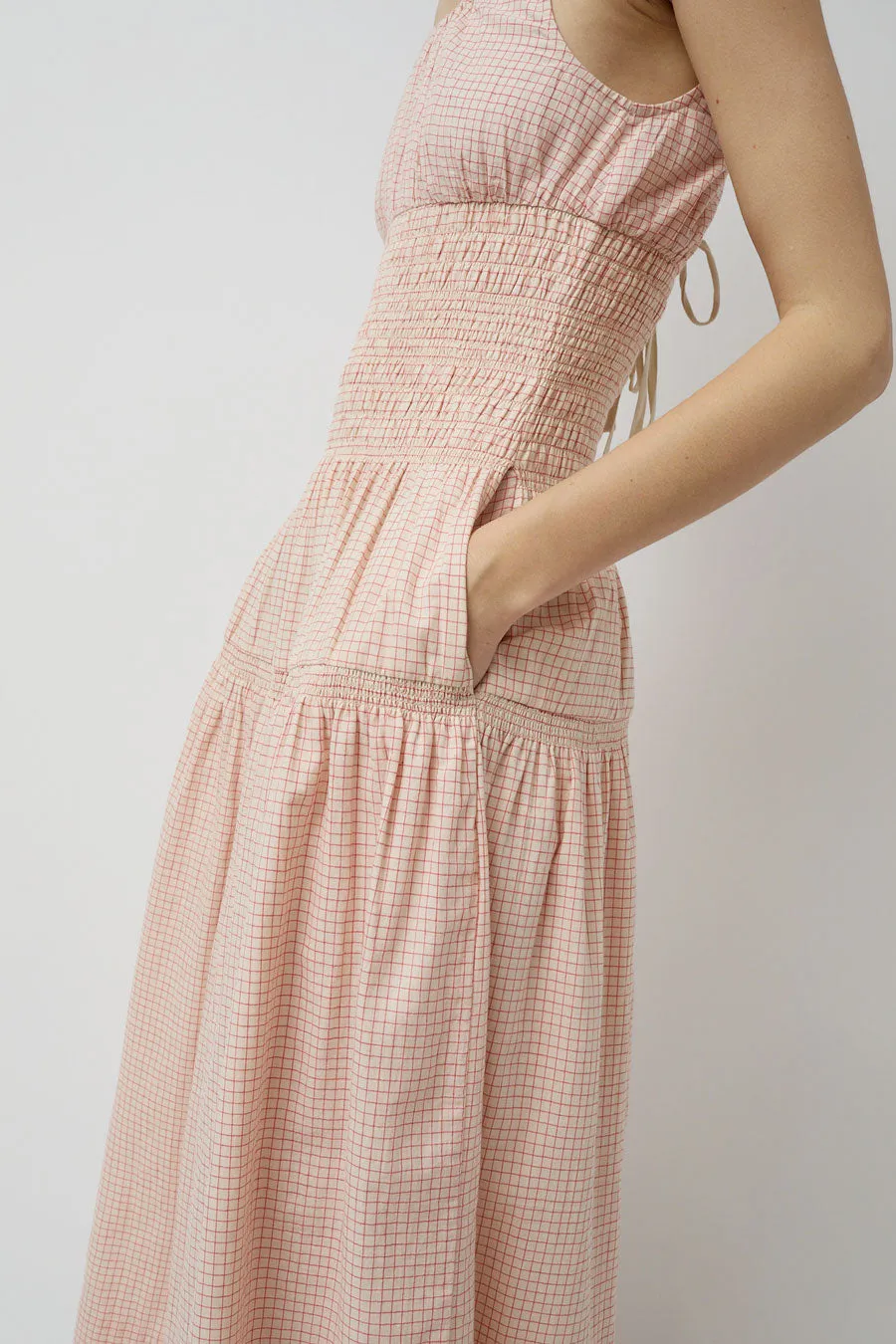Maria Stanley Sigrid Dress in Piquillo Check sold by No. 6 product image thumbnail 4