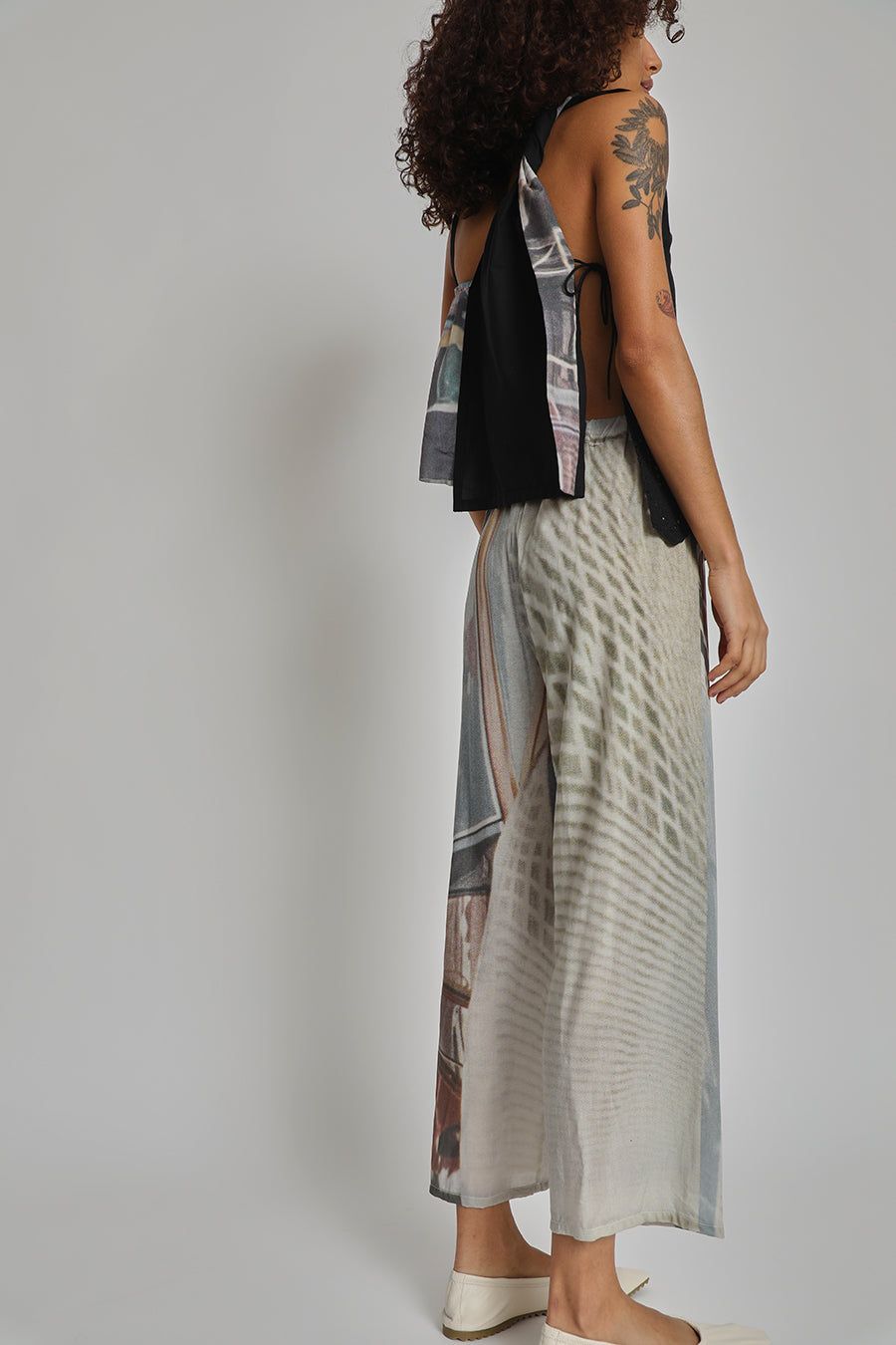 Vladimir Karaleev Printed Pant in Light Print sold by No. 6 product image thumbnail 4