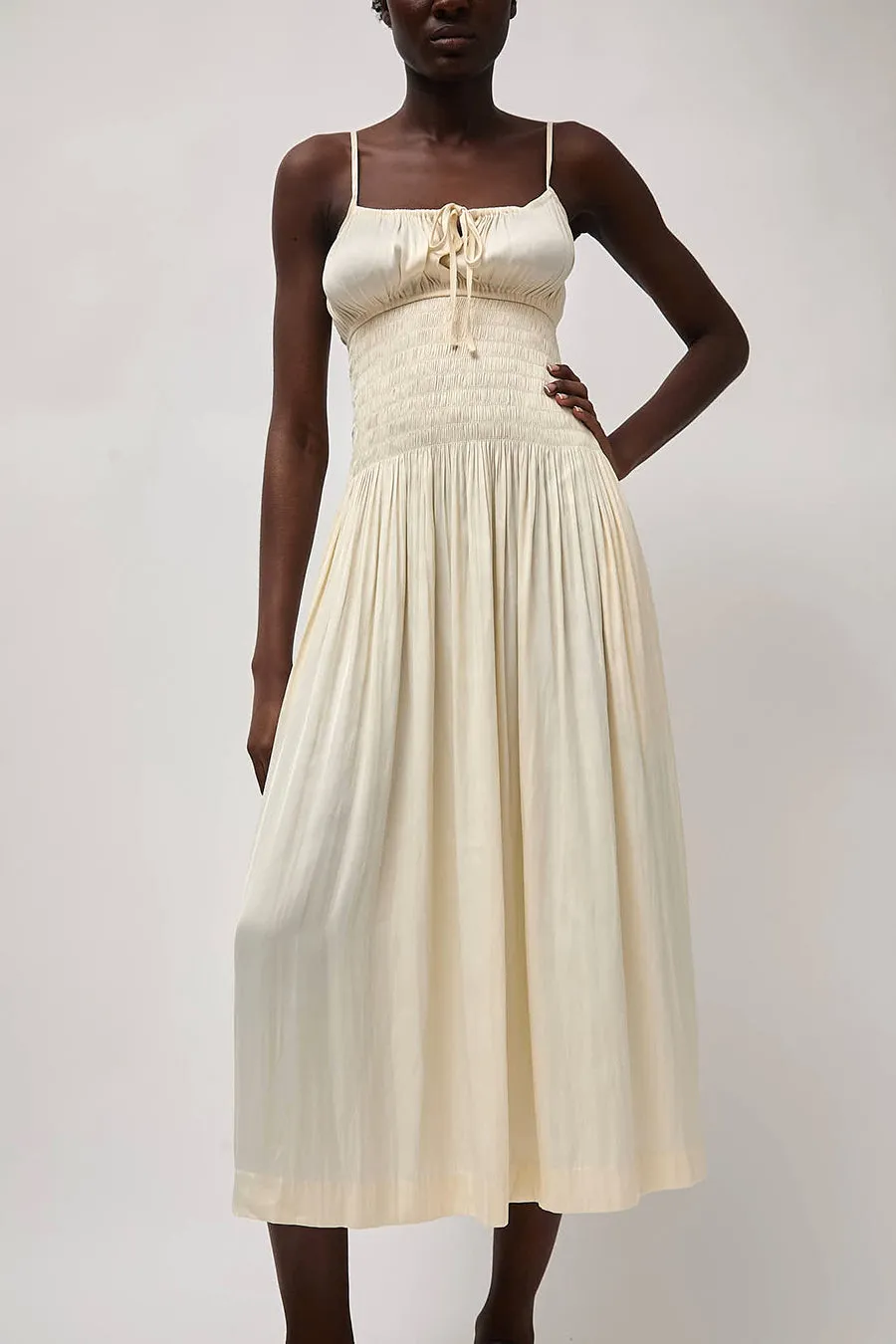 Ciao Lucia Barbara Dress in Ivory sold by No. 6 product image thumbnail 3