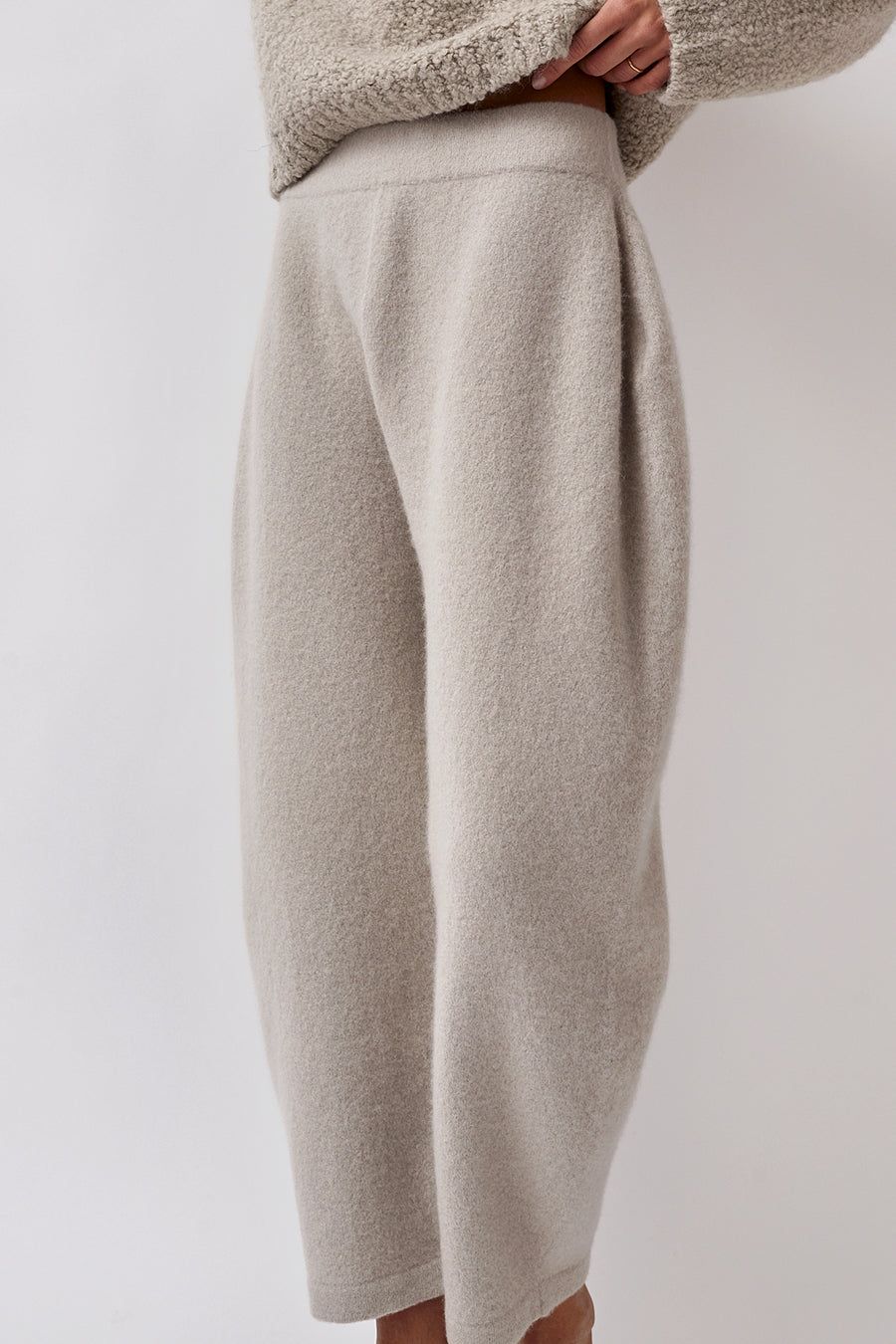 Lauren Manoogian Felt Taper Pants in Putty sold by No. 6 product image thumbnail 6