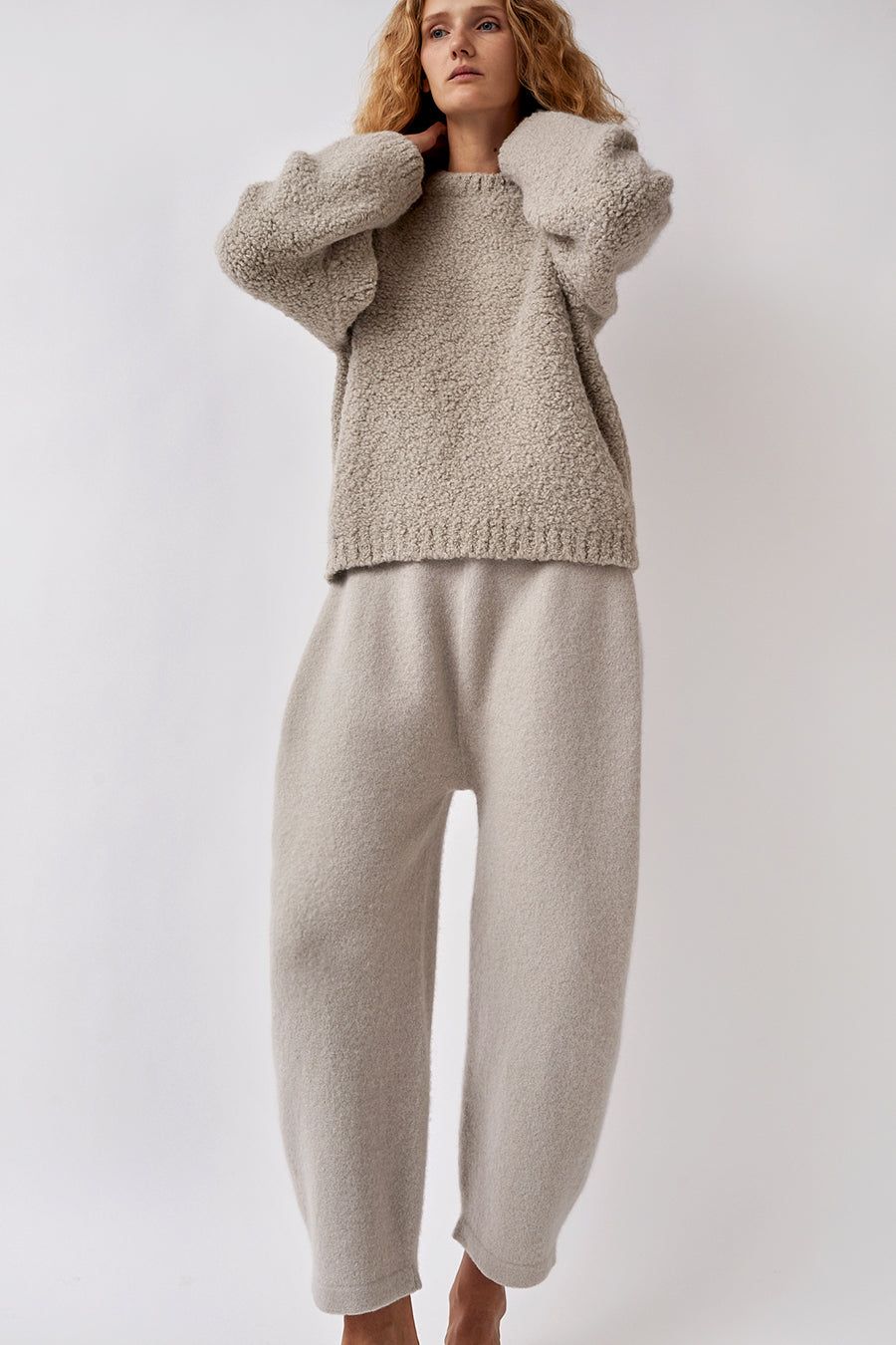 Lauren Manoogian Felt Taper Pants in Putty sold by No. 6 product image thumbnail 5