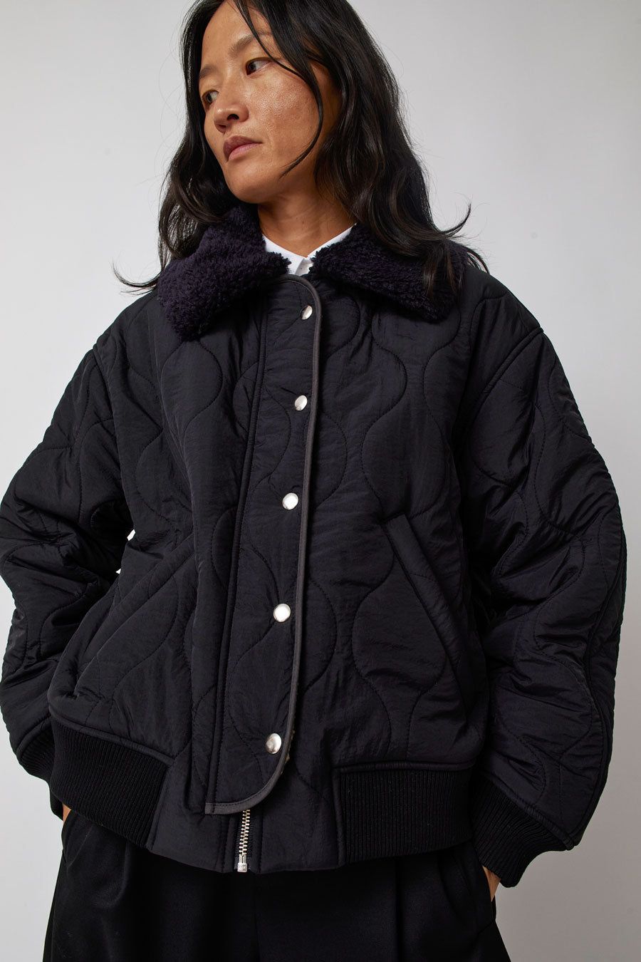 No.6 Landmark Jacket in Black sold by No. 6