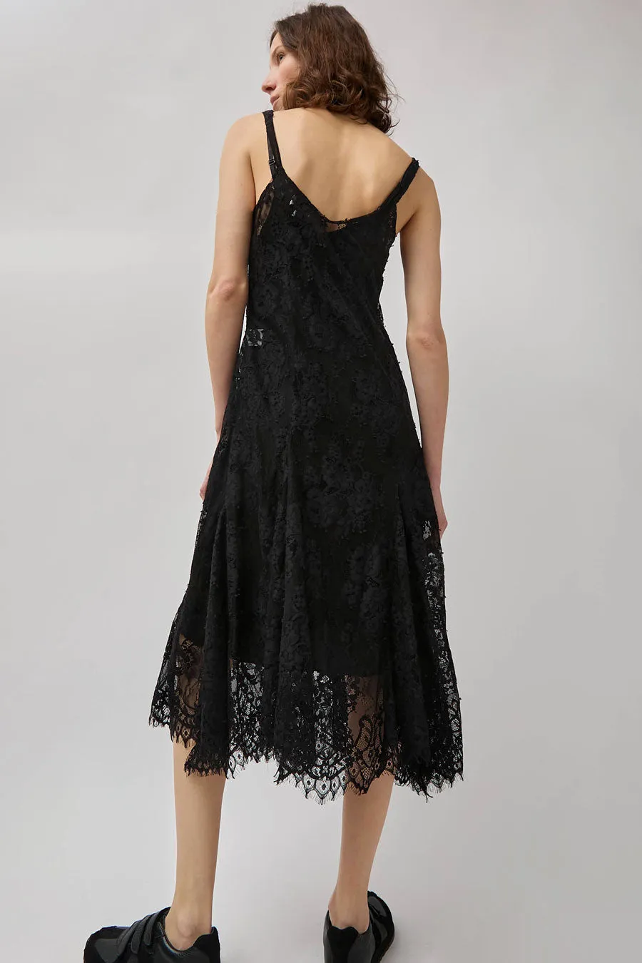 Collina Strada Deadstock Lace Pamela Dress in Black sold by No. 6 product image thumbnail 5