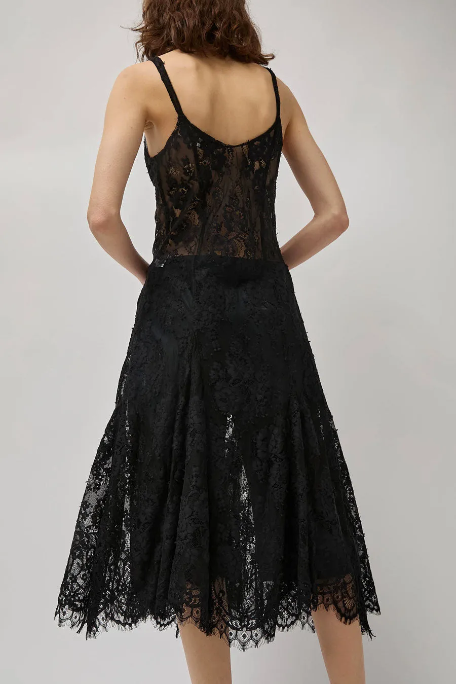 Collina Strada Deadstock Lace Pamela Dress in Black sold by No. 6 product image thumbnail 3