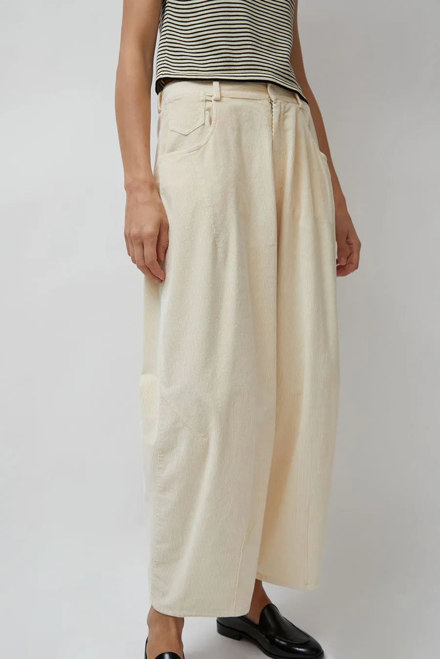 CORDERA Corduroy Baggy Pants in Butter sold by No. 6 product image thumbnail 5
