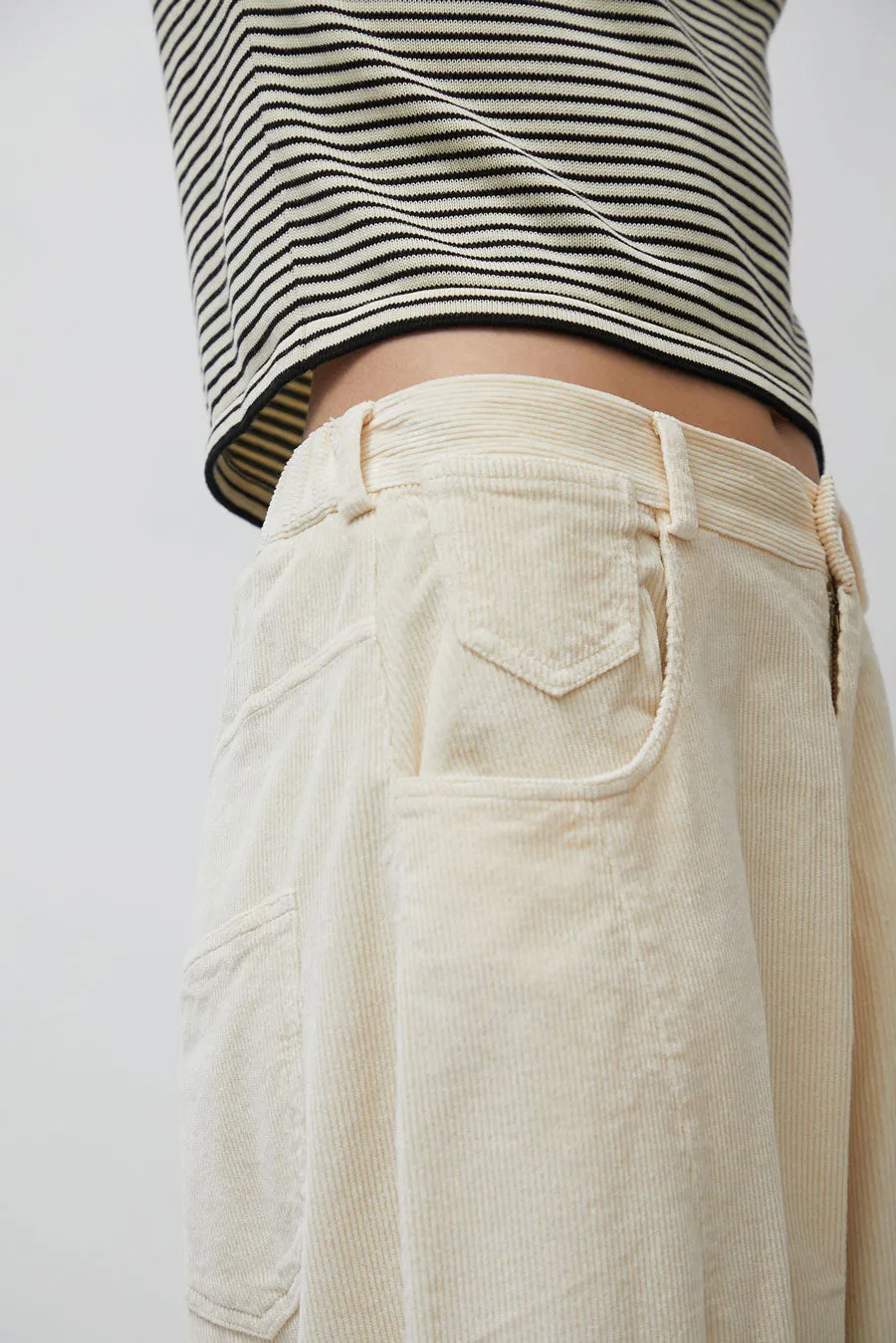 CORDERA Corduroy Baggy Pants in Butter sold by No. 6 product image thumbnail 3
