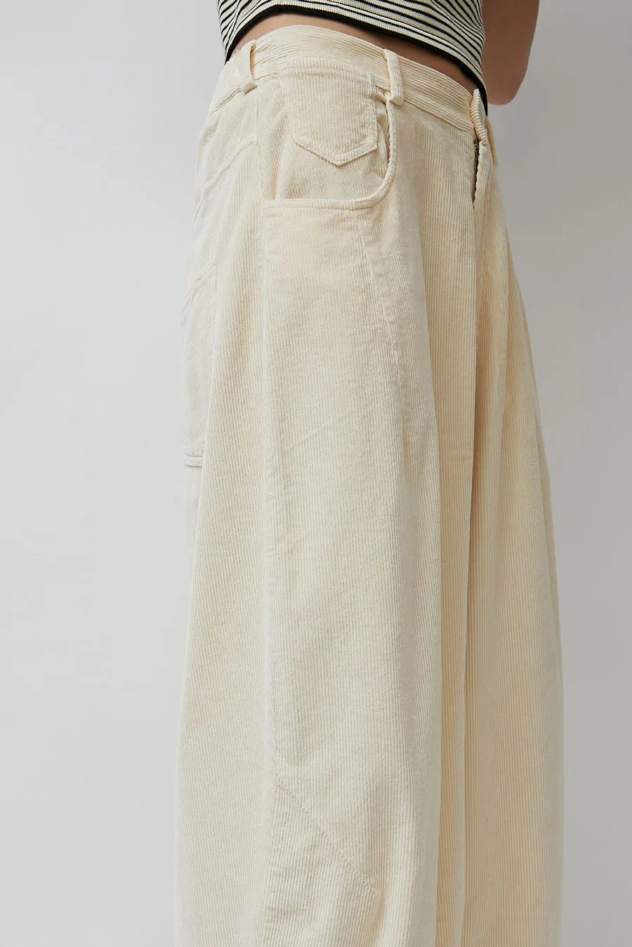 CORDERA Corduroy Baggy Pants in Butter sold by No. 6 product image thumbnail 4