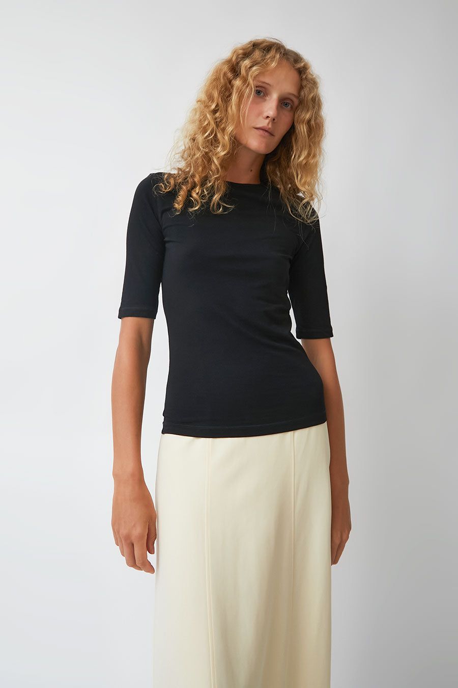 Rodebjer Lancelot Fitted Top in Black sold by No. 6 product image thumbnail 4