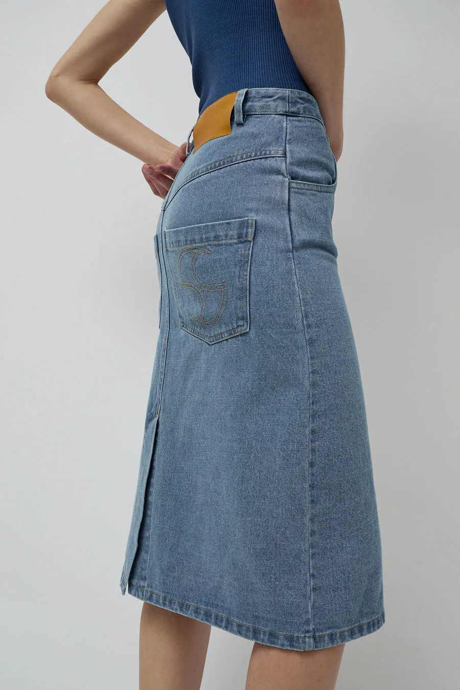 OpéraSPORT Lily Skirt in Blue sold by No. 6 product image thumbnail 5