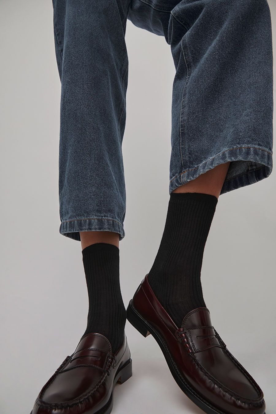 Maria La Rosa Organic Cotton Socks in Black sold by No. 6 product image thumbnail 3