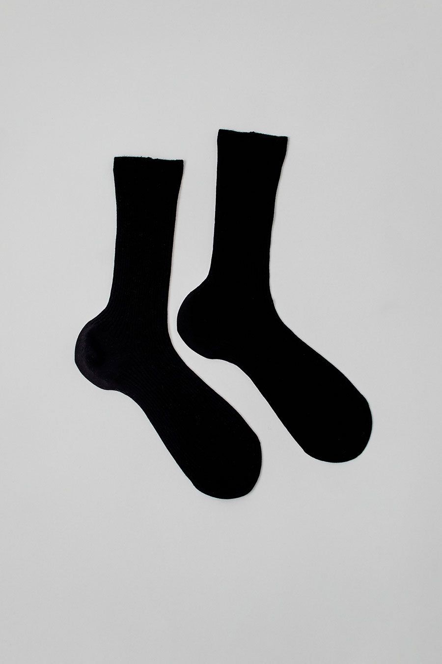 Maria La Rosa Organic Cotton Socks in Black sold by No. 6