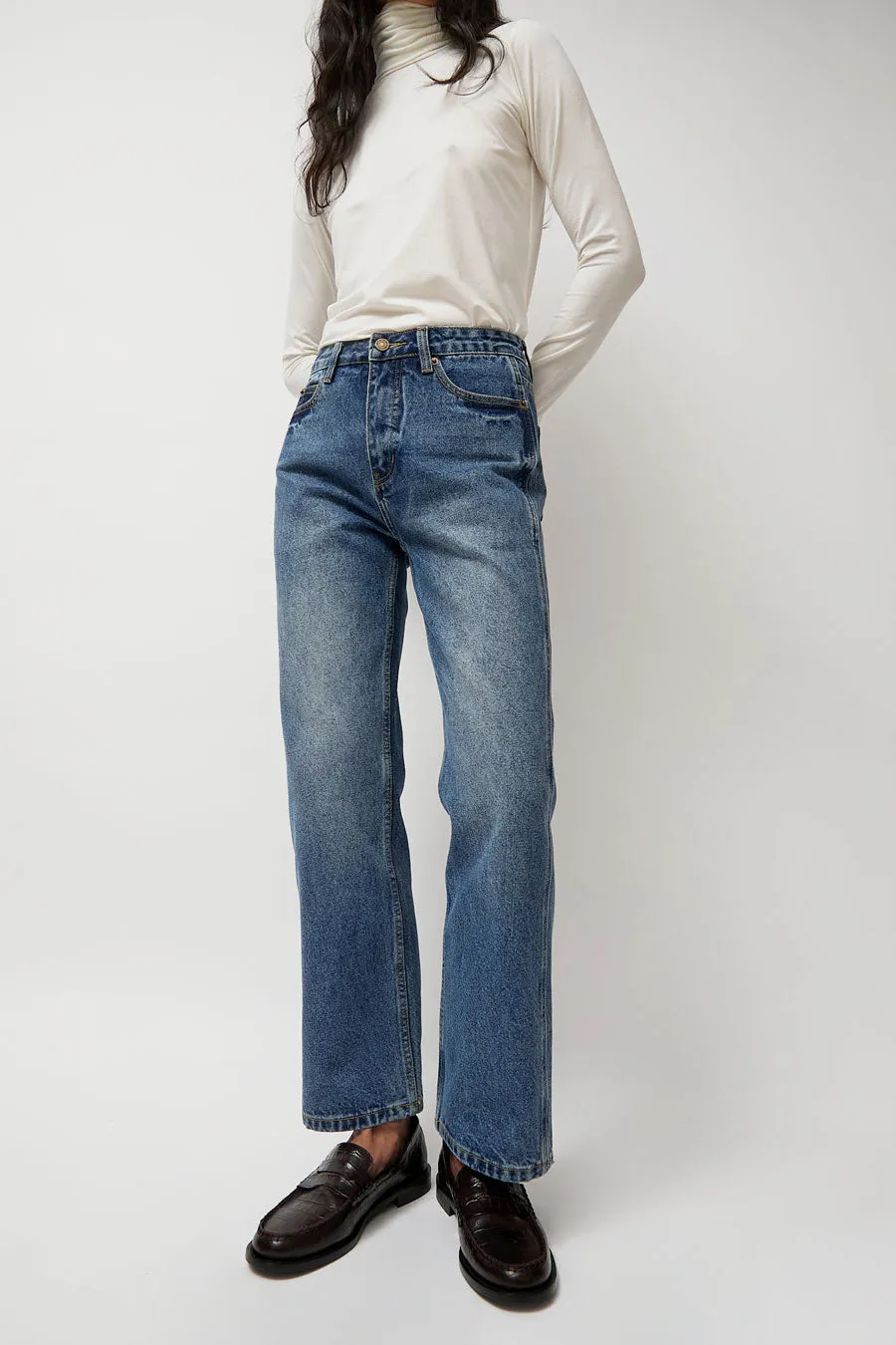 No.6 Erik Jean in Mid Blue sold by No. 6