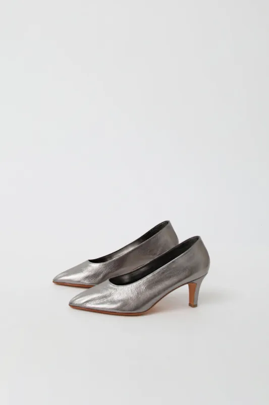 Martiniano Party Pump in Pewter sold by No. 6
