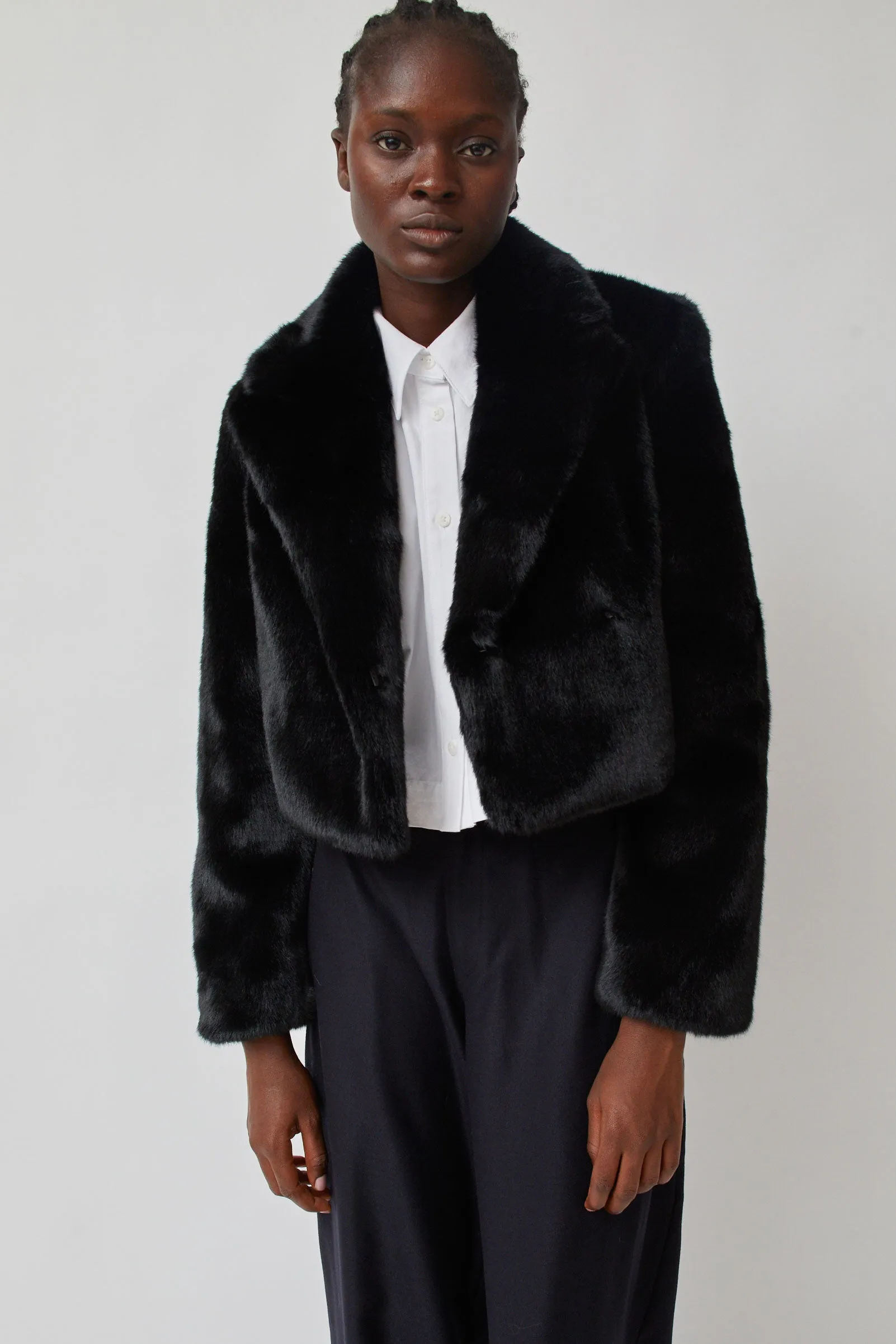 Blossom Morse Fur Jacket in Black sold by No. 6 product image thumbnail 2