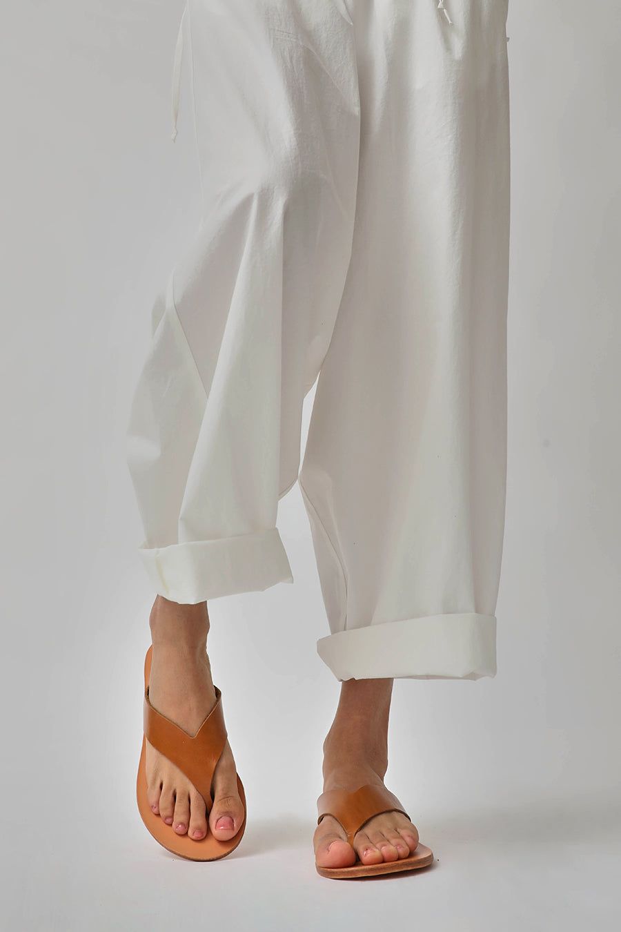 Maria Farro Mila Flip Flop in Caramel Leather sold by No. 6 product image thumbnail 3