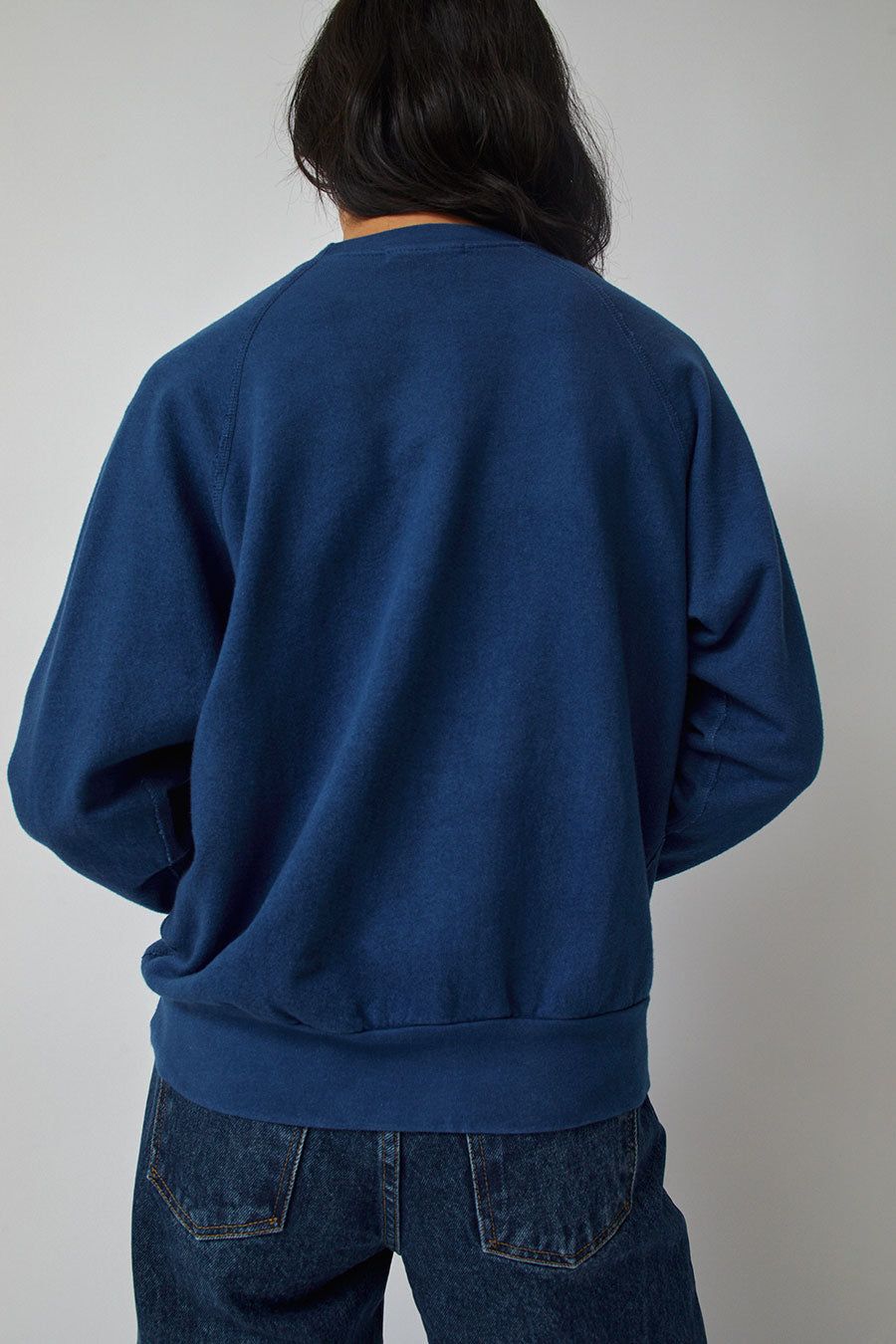B Sides Crewneck Sweatshirt in Indigo Botanical Dye sold by No. 6 product image thumbnail 6