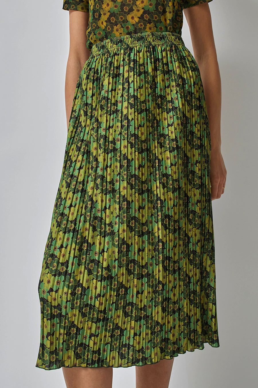 No.6 Kotomi Skirt in Olive and Lime Pansy sold by No. 6 product image thumbnail 5