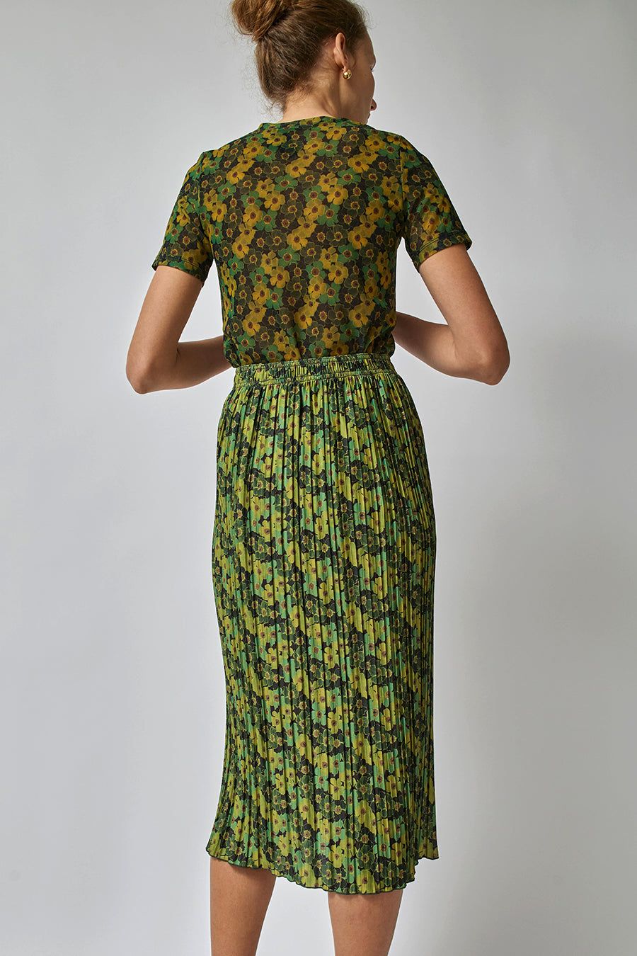 No.6 Kotomi Skirt in Olive and Lime Pansy sold by No. 6 product image thumbnail 4