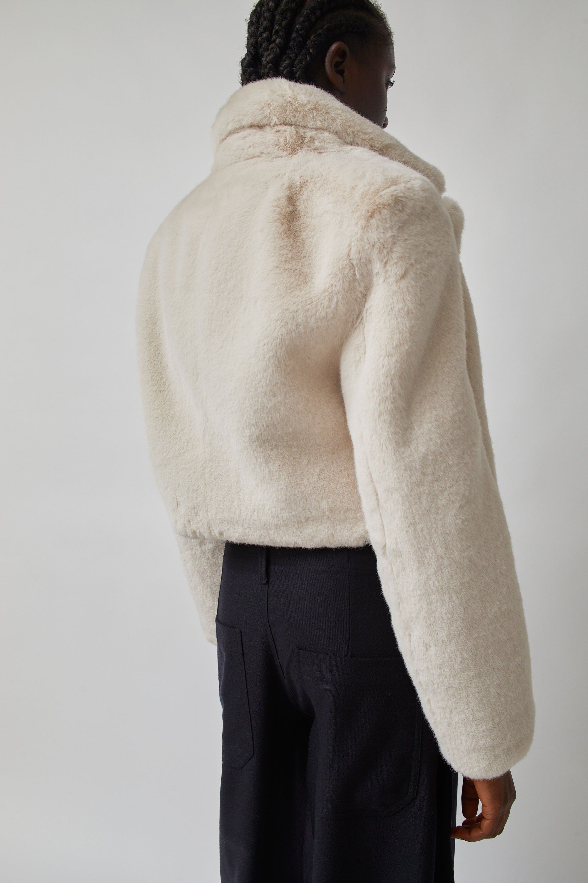 Blossom Morse Fur Jacket in Ivory sold by No. 6 product image thumbnail 5