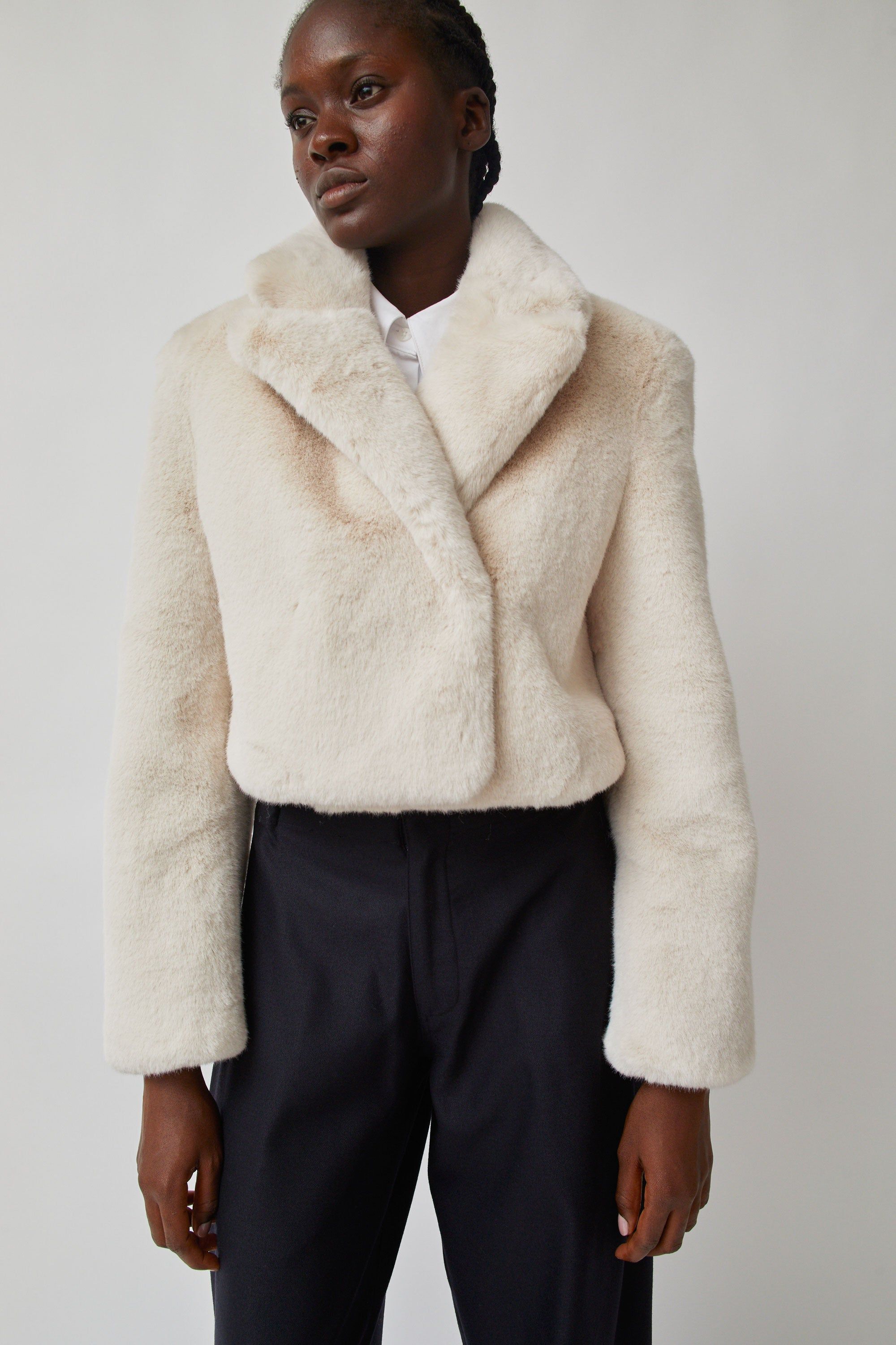 Blossom Morse Fur Jacket in Ivory sold by No. 6 product image thumbnail 3
