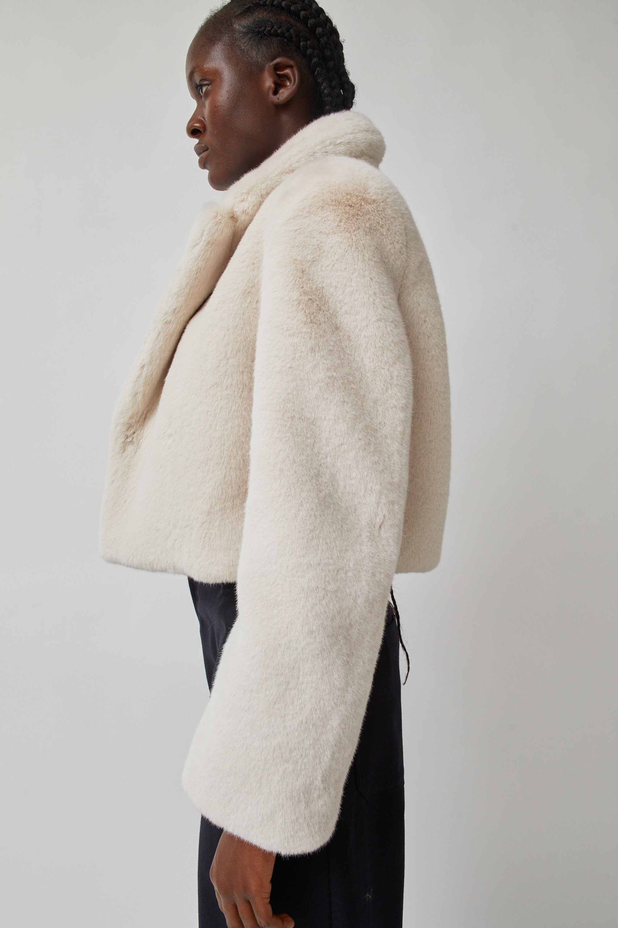 Blossom Morse Fur Jacket in Ivory sold by No. 6 product image thumbnail 4