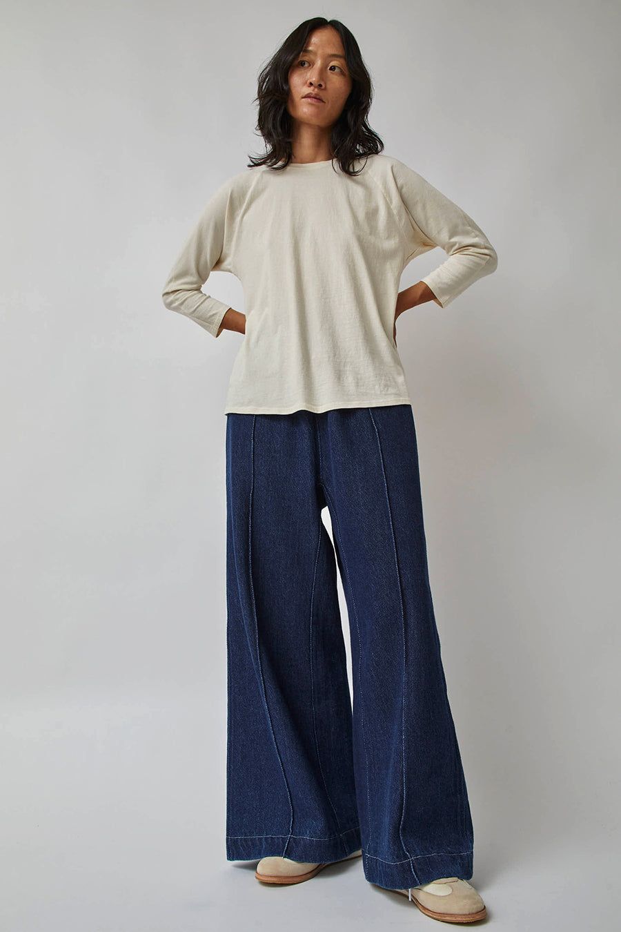 Atelier Delphine Raglan Tee in Angora sold by No. 6 product image thumbnail 6