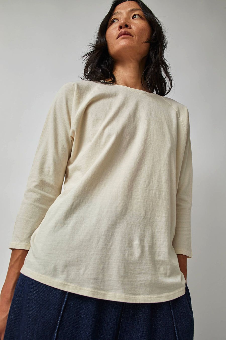 Atelier Delphine Raglan Tee in Angora sold by No. 6 product image thumbnail 3