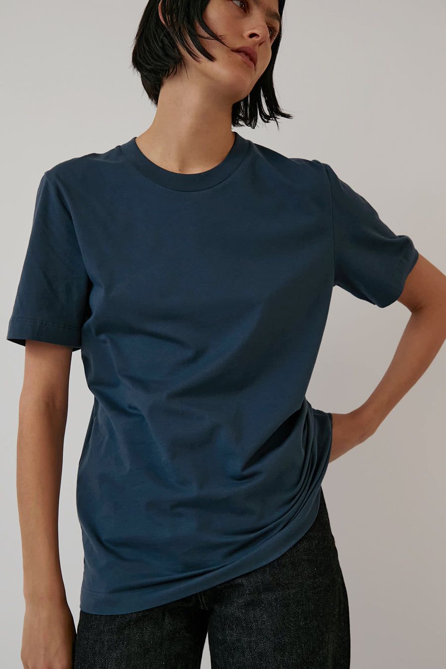 Oftt Perfect Fit T-Shirt in Soft Blue sold by No. 6