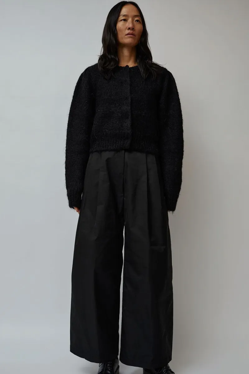Amomento Two Tuck Balloon Pants in Black | Parallel
