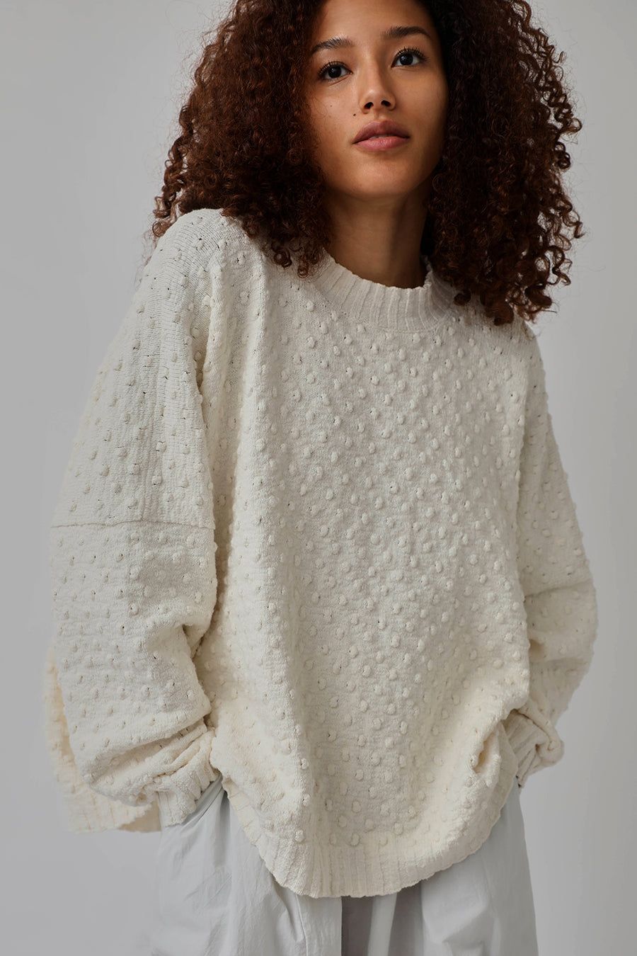 Lauren Manoogian Dots Pullover in Natural sold by No. 6