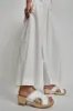 No.6 Alexis Clog on Mid Heel in White Patent sold by No. 6